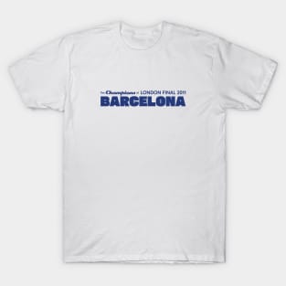 The Champions of London Final 2011; Barcelona T-Shirt